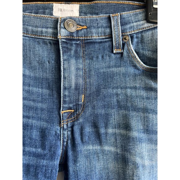 Hudson Jeans Womens Size 28 Krista Stretch Medium Wash Distressed - Picture 3 of 14